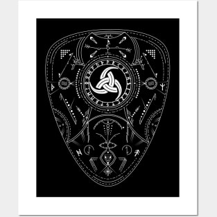 Triple Horn of Odin | Norse Pagan Symbol Posters and Art